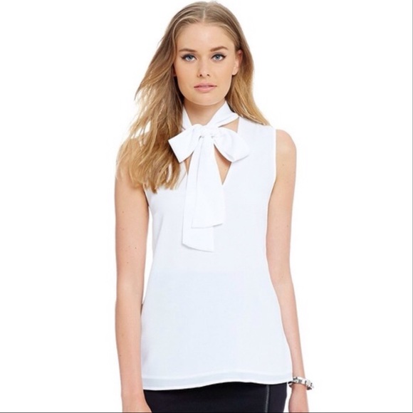 MICHAEL Michael Kors Tops - Micheal Kors Sleeveless White Blouse Tank Top 12